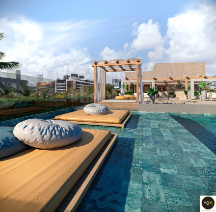 Imagem Flat com 1 Quarto à Venda, 23 m² em Jardim Oceania - João Pessoa