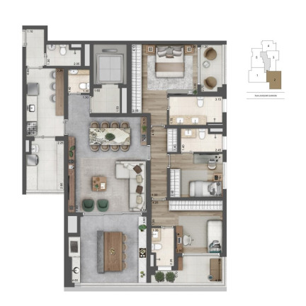 Imagem Imóvel com 3 Quartos à Venda, 156 m² em Brooklin - São Paulo Imagem Imóvel com 3 Quartos à Venda, 156 m² em Brooklin - São Paulo