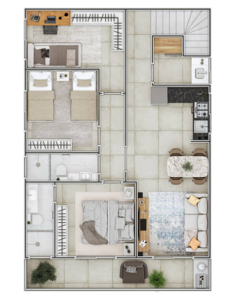 Imagem Casa com 2 Quartos à Venda, 62 m² em Guilhermina - Praia Grande