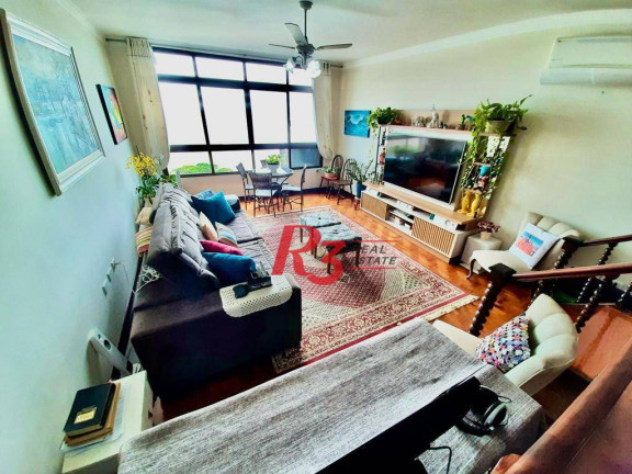 Imagem Apartamento com 3 Quartos à Venda, 166 m² em Gonzaga - Santos Imagem Apartamento com 3 Quartos à Venda, 166 m² em Gonzaga - Santos