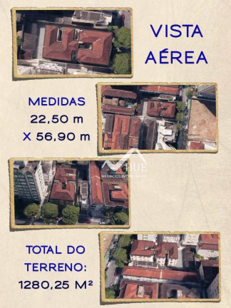 Imagem Terreno à Venda, 1.280 m² em Gonzaga - Santos Imagem Terreno à Venda, 1.280 m² em Gonzaga - Santos