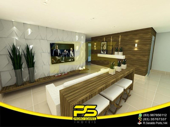 Imagem Apartamento com 3 Quartos à Venda, 95 m² em Cabo Branco - João Pessoa Imagem Apartamento com 3 Quartos à Venda, 95 m² em Cabo Branco - João Pessoa