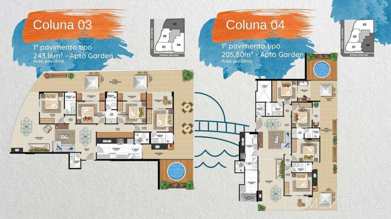 Imagem Apartamento com 4 Quartos à Venda, 100 m² em Enseada Azul - Guarapari