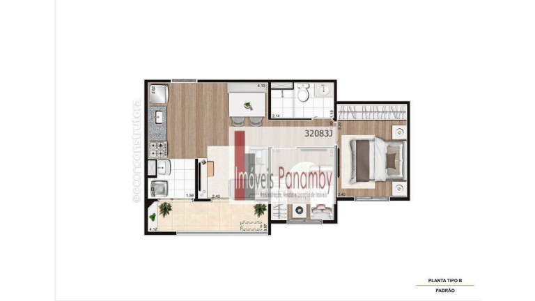Imagem Apartamento com 3 Quartos à Venda, 67 m² em Campestre - Santo André