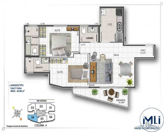 Imagem Imóvel com 2 Quartos à Venda, 59 m² em Maracanã - Rio De Janeiro Imagem Imóvel com 2 Quartos à Venda, 59 m² em Maracanã - Rio De Janeiro