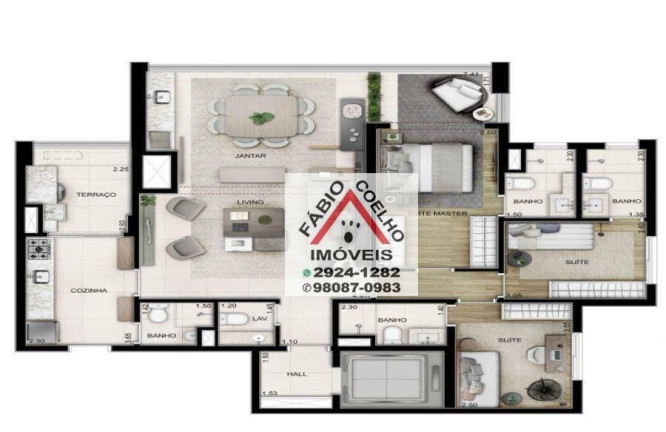 Imagem Apartamento com 3 Quartos à Venda, 125 m² em Campo Belo - São Paulo Imagem Apartamento com 3 Quartos à Venda, 125 m² em Campo Belo - São Paulo