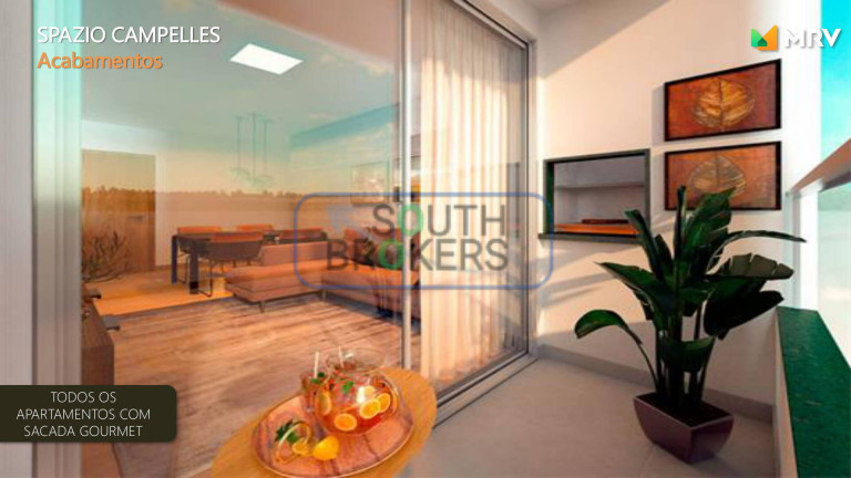 Imagem Apartamento com 2 Quartos à Venda, 61 m² em água Verde - Curitiba