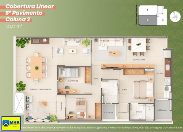Imagem Imóvel com 4 Quartos à Venda, 126 m² em Jardim Camburi - Vitória Imagem Imóvel com 4 Quartos à Venda, 126 m² em Jardim Camburi - Vitória