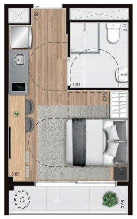 Apartamento à Venda, 31 m² em Pinheiros - São Paulo