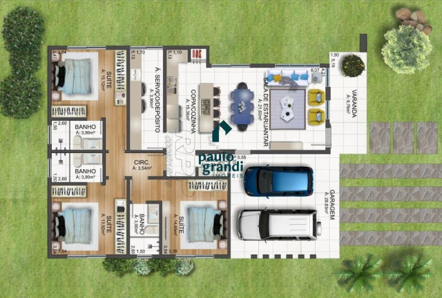 Casa com 3 Quartos à Venda, 162 m² em Jardim Das Hortências - Caxias Do Sul