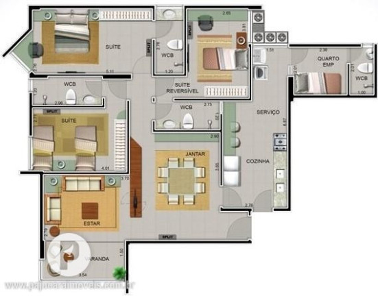 Imagem Apartamento com 3 Quartos à Venda, 132 m² em Jatiúca - Maceió