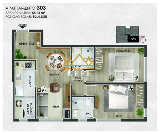Imagem Imóvel com 2 Quartos à Venda, em Planalto - Gramado Imagem Imóvel com 2 Quartos à Venda, em Planalto - Gramado