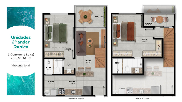 Imagem Apartamento com 1 Quarto à Venda, 41 m² em Guarajuba (monte Gordo) - Camaçari Imagem Apartamento com 1 Quarto à Venda, 41 m² em Guarajuba (monte Gordo) - Camaçari