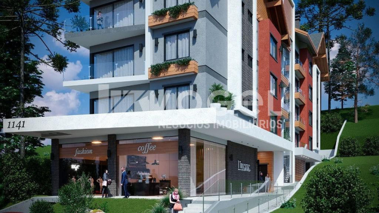 Apartamento com 1 Quarto à Venda, 53 m² em Centro  - Gramado