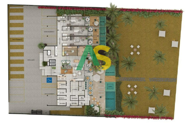 Imagem Flat com 1 Quarto à Venda, 34 m² em Tamandaré - Tamandaré Imagem Flat com 1 Quarto à Venda, 34 m² em Tamandaré - Tamandaré