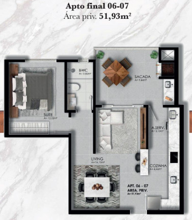 Imagem Apartamento com 1 Quarto à Venda, 51 m² em São Francisco De Assis - Camboriú Imagem Apartamento com 1 Quarto à Venda, 51 m² em São Francisco De Assis - Camboriú