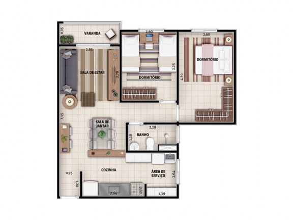 Imagem Imóvel com 3 Quartos à Venda, 71 m² em Agapeama - Jundiaí Imagem Imóvel com 3 Quartos à Venda, 71 m² em Agapeama - Jundiaí