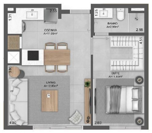 Imagem Apartamento com 2 Quartos à Venda, 81 m² em Mont Serrat - Porto Alegre Imagem Apartamento com 2 Quartos à Venda, 81 m² em Mont Serrat - Porto Alegre