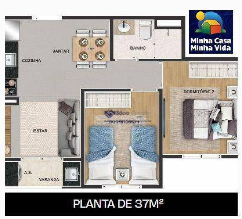 Imagem Apartamento com 2 Quartos à Venda, 34 m² em Pimentas - Guarulhos Imagem Apartamento com 2 Quartos à Venda, 34 m² em Pimentas - Guarulhos
