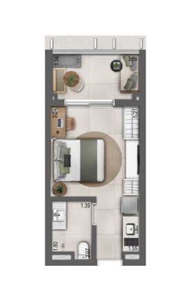 Imagem Studio com 1 Quarto à Venda, 28 m² em Vila Mariana - São Paulo Imagem Studio com 1 Quarto à Venda, 28 m² em Vila Mariana - São Paulo