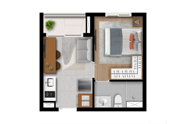 Imagem Imóvel com 1 Quarto à Venda, 25 m² em Pinheiros - São Paulo