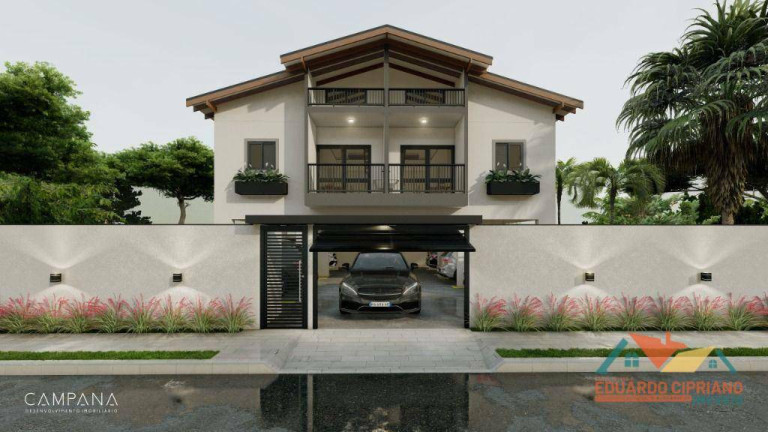 Casa com 2 Quartos à Venda, 49 m² em Estância Balneária Hawai - Caraguatatuba