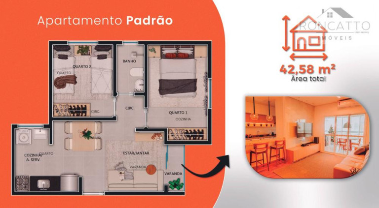 Imagem Apartamento com 2 Quartos à Venda, Imagem Apartamento com 2 Quartos à Venda,