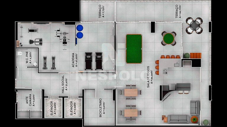 Imagem Apartamento com 1 Quarto à Venda, 64 m² em Presidente Médici - Chapeco Imagem Apartamento com 1 Quarto à Venda, 64 m² em Presidente Médici - Chapeco