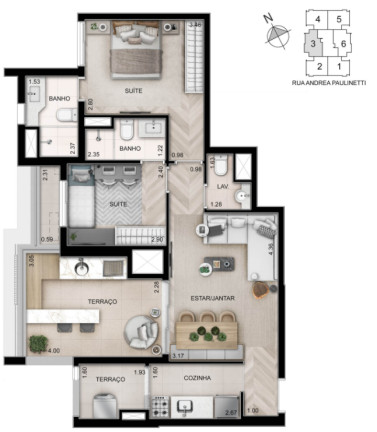 Imagem Apartamento com 2 Quartos à Venda, 75 m² em Itaim Bibi - São Paulo