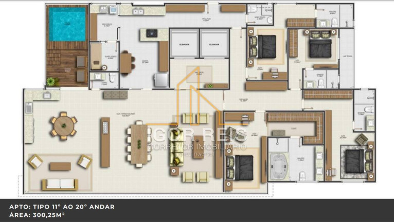 Imagem Apartamento com 3 Quartos à Venda, em Parque Tamandaré - Campos Dos Goytacazes Imagem Apartamento com 3 Quartos à Venda, em Parque Tamandaré - Campos Dos Goytacazes
