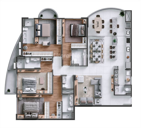 Imagem Apartamento com 3 Quartos à Venda, 180 m² em Praia Brava - Itajaí