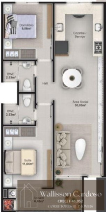 Imagem Apartamento com 2 Quartos à Venda, 62 m² em Rio Pequeno - Camboriú Imagem Apartamento com 2 Quartos à Venda, 62 m² em Rio Pequeno - Camboriú