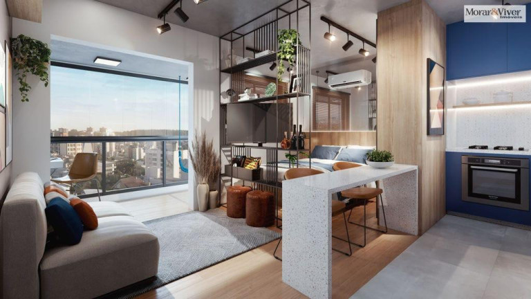 Imagem Imóvel com 1 Quarto à Venda, 33 m² em Mercês - Curitiba Imagem Imóvel com 1 Quarto à Venda, 33 m² em Mercês - Curitiba