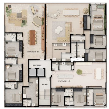 Imagem Apartamento com 3 Quartos à Venda, 113 m² em Camboinha - Cabedelo Imagem Apartamento com 3 Quartos à Venda, 113 m² em Camboinha - Cabedelo