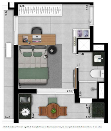 Imagem Studio com 1 Quarto à Venda, 17 m² em Perdizes - São Paulo Imagem Studio com 1 Quarto à Venda, 17 m² em Perdizes - São Paulo