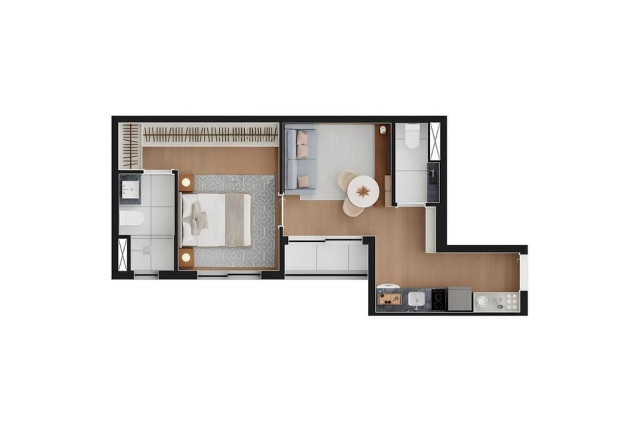 Imagem Studio com 1 Quarto à Venda, 28 m² em Consolação - São Paulo Imagem Studio com 1 Quarto à Venda, 28 m² em Consolação - São Paulo