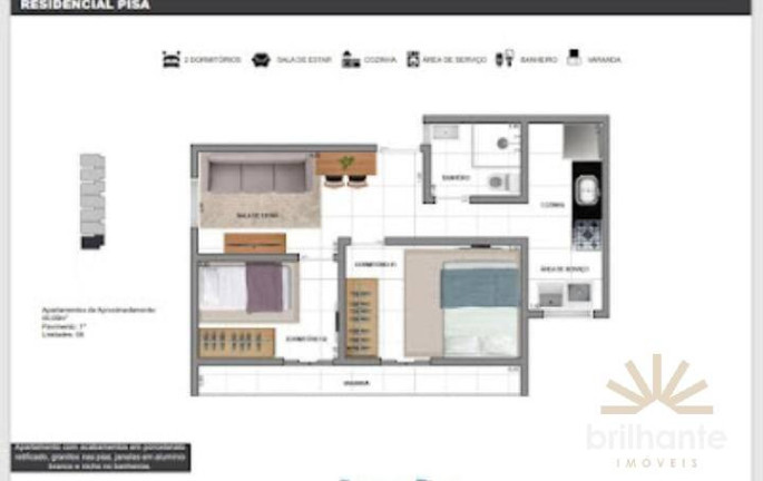 Imagem Apartamento com 2 Quartos à Venda, 40 m² em Parada Xv De Novembro - São Paulo