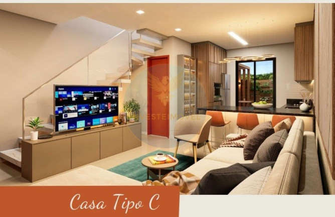 Casa de Condomínio com 3 Quartos à Venda, 67 m² em Chácara Ondas Verdes - Cotia