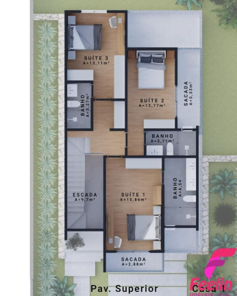 Casa com 3 Quartos à Venda, 180 m² em Campeche - Florianópolis