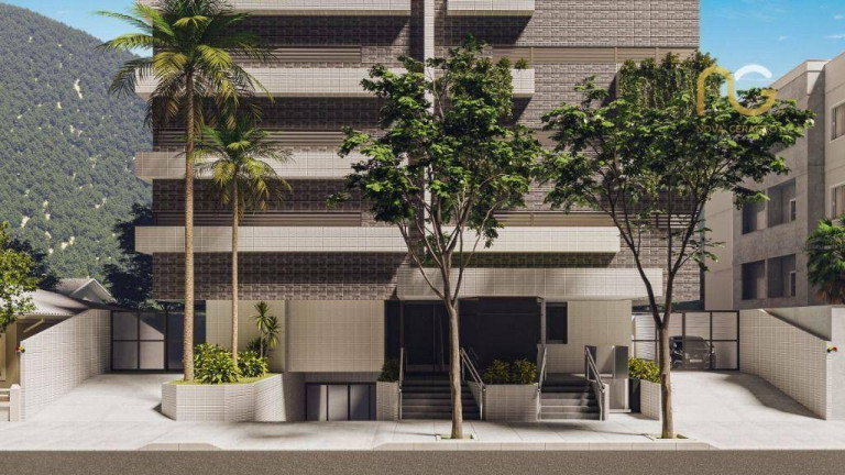 Apartamento com 2 Quartos à Venda, 68 m² em Marapé - Santos