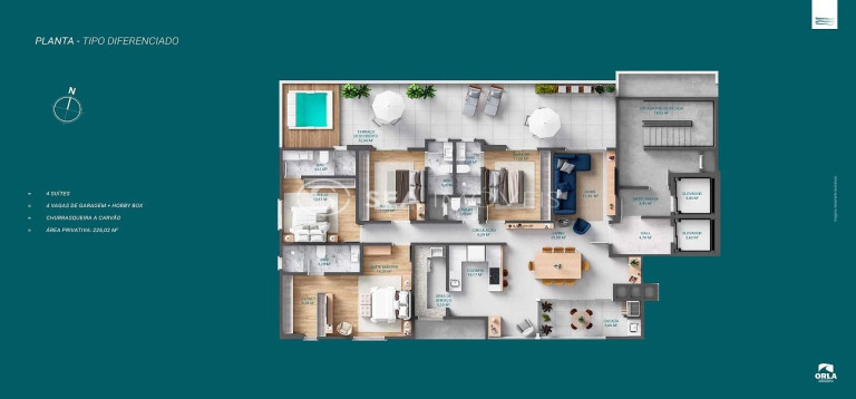 Imagem Apartamento com 4 Quartos à Venda, 168 m² em Pioneiros - Balneário Camboriú