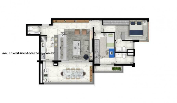 Imagem Apartamento com 2 Quartos à Venda, 93 m² em Vila Clementino - São Paulo