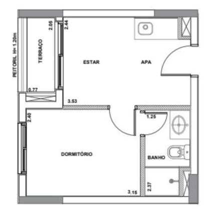 Imagem Imóvel com 1 Quarto à Venda, 25 m² em Pinheiros - São Paulo Imagem Imóvel com 1 Quarto à Venda, 25 m² em Pinheiros - São Paulo