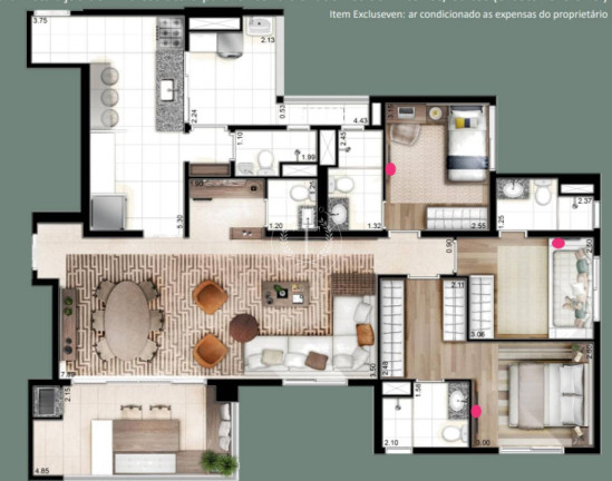 Imagem Apartamento com 4 Quartos à Venda, 129 m² em Morumbi - São Paulo Imagem Apartamento com 4 Quartos à Venda, 129 m² em Morumbi - São Paulo