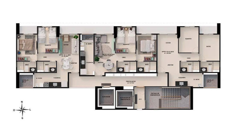 Imagem Apartamento com 2 Quartos à Venda, 49 m² em Rosarinho - Recife Imagem Apartamento com 2 Quartos à Venda, 49 m² em Rosarinho - Recife