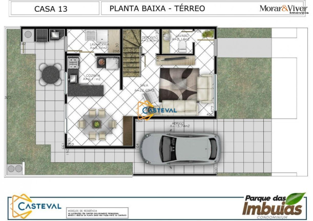 Imagem Casa com 3 Quartos à Venda, 117 m² em Campo Comprido - Curitiba Imagem Casa com 3 Quartos à Venda, 117 m² em Campo Comprido - Curitiba