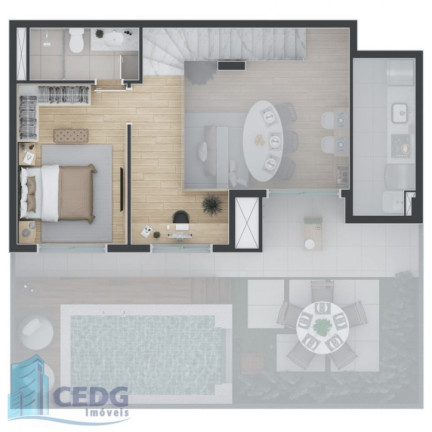 Imagem Apartamento com 3 Quartos à Venda, 67 m² em Portão - Curitiba Imagem Apartamento com 3 Quartos à Venda, 67 m² em Portão - Curitiba
