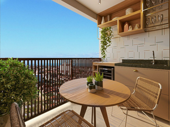Imagem Apartamento com 2 Quartos à Venda, 53 m² em Presidente Kennedy - Fortaleza