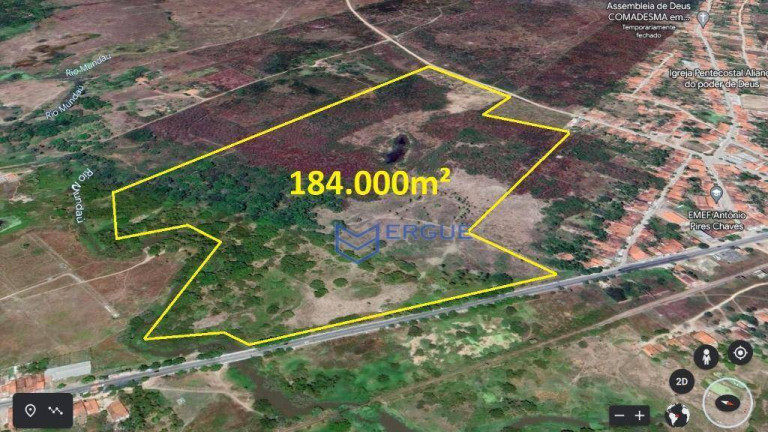 Imagem Terreno à Venda ou Locação, 184.000 m² em Centro - Tururu Imagem Terreno à Venda ou Locação, 184.000 m² em Centro - Tururu