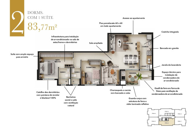 Imagem Imóvel com 3 Quartos à Venda, 83 m² em Jardim Botânico - Ribeirão Preto Imagem Imóvel com 3 Quartos à Venda, 83 m² em Jardim Botânico - Ribeirão Preto